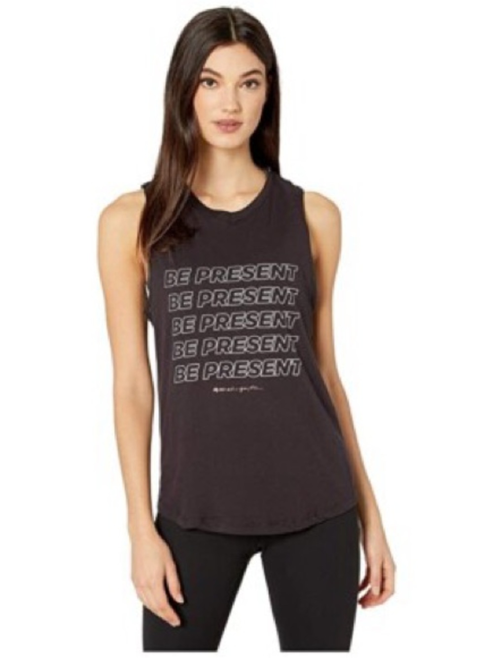 Spiritual Gangster Be Present Graphic Tank Sz Small - Picture 2 of 10